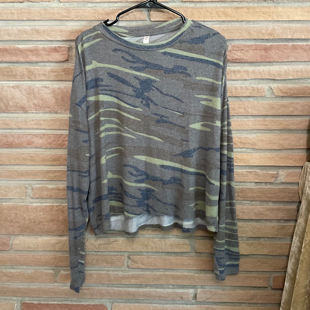 Lightweight Camo Sweater